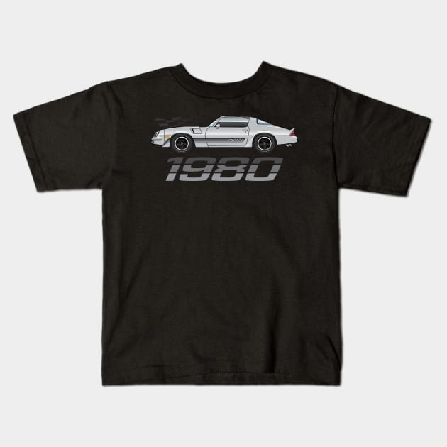 Silver 80 Kids T-Shirt by JRCustoms44